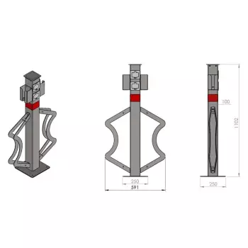 Stojak do ładowania rowerów VELIX